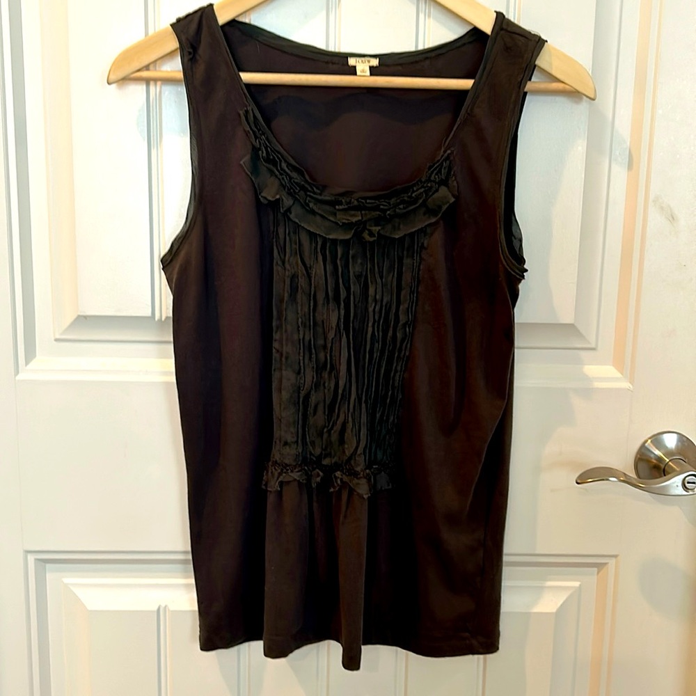 J Crew-sleeveless dark gray, very cute too size S